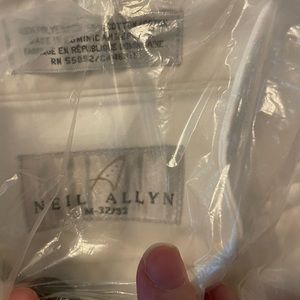 Women’s tuxedo shirt and bow tie